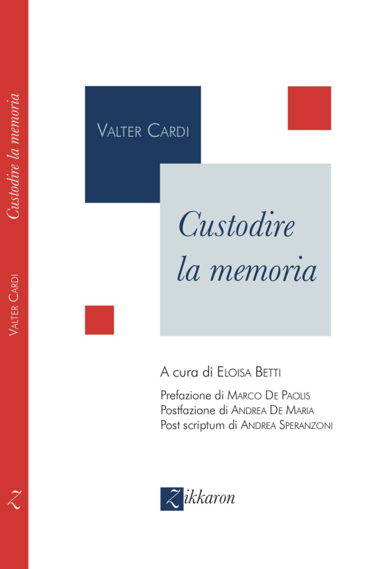 Copertina del libro "Custodire la memoria"